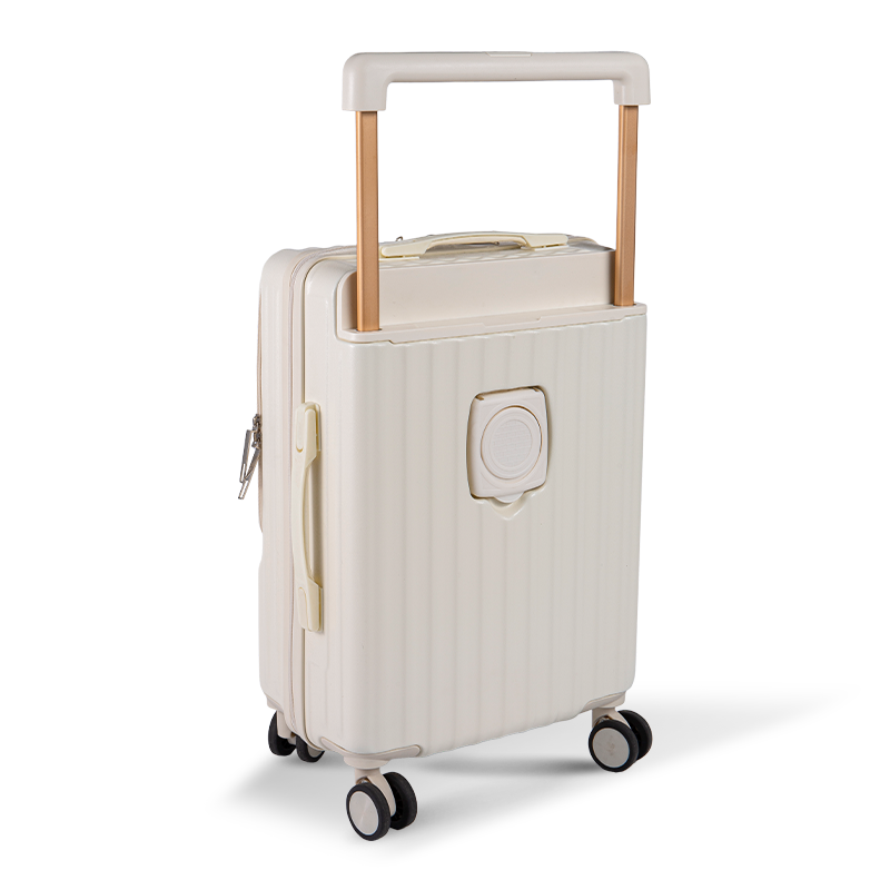 SGG kocsi poggyász öt kerékkel, nagy kapacitással, elülső nyílás, erős, csendes, divatos utazási poggyász